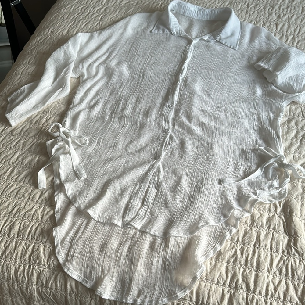 Bathing/swim Suit cover or summer shirt 65% VISCOSE 35% polyester